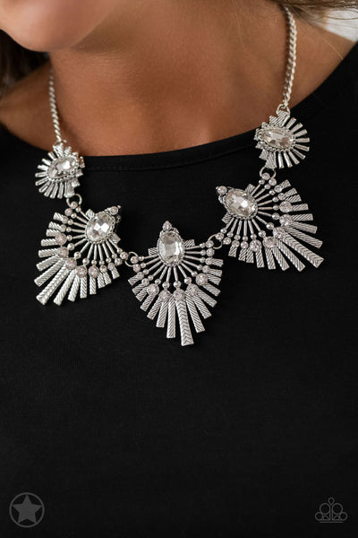 Miss YOU-niverse - Silver blockbuster necklace