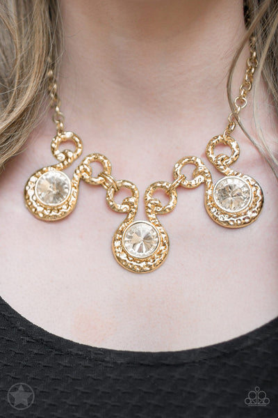 Hypnotized - Gold Necklace BlockBuster