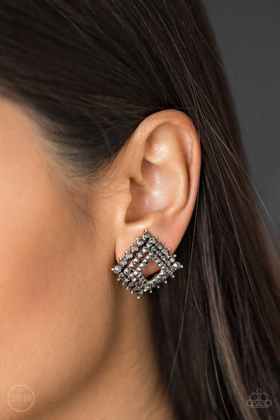 Kensington Keepsake - Silver Clip-On earrings