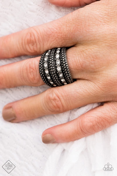 Girl Fight silver fashion fix ring