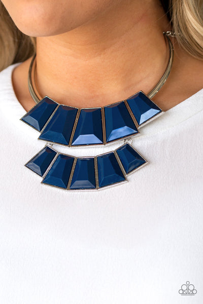 Lions, TIGRESS, and Bears - Blue necklace