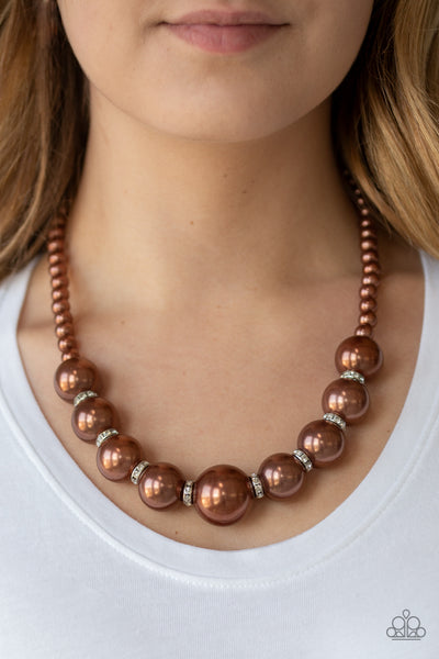 SoHo Socialite - Brown necklace