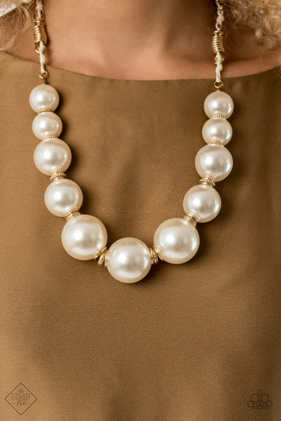 Pearly Prosperity - Gold Necklace Fashion Fix 09/2020