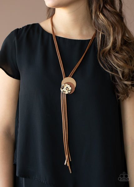 Im FELINE Good - Brown Necklace LOP