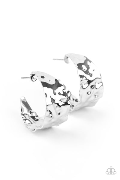 Put Your Best Face Forward - Silver Earring