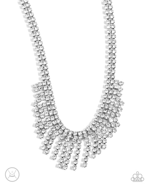 Daring Decadence - White Necklace LOP 04/2024