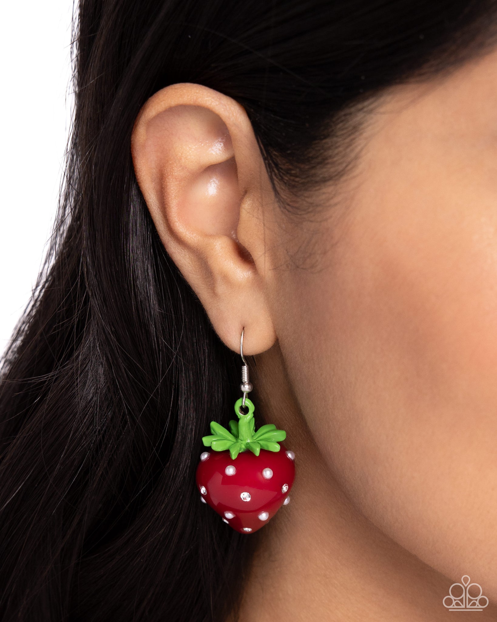 Strawberry Sentiment - Red Earrings Strawberries