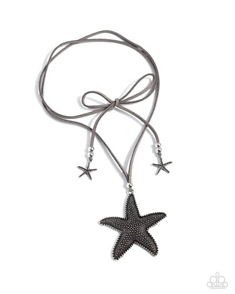 Starfish Sentiment - Silver Necklace Starfish