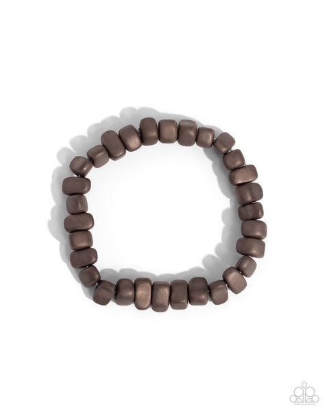 Matte Motivation - Brown Urban Bracelet