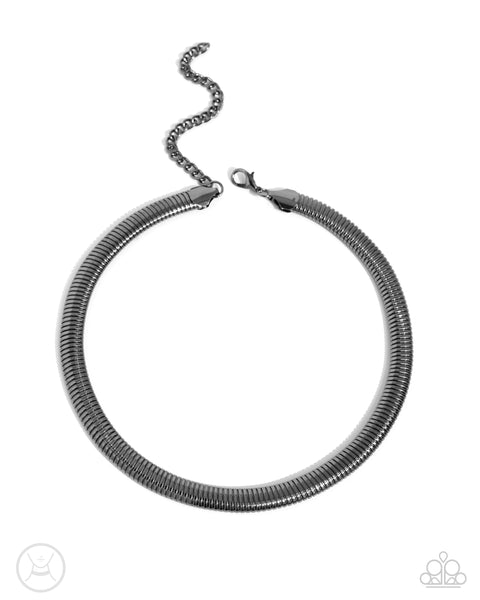 Choker Of The Century - Black Gunmetal Choker