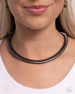 Choker Of The Century - Black Gunmetal Choker