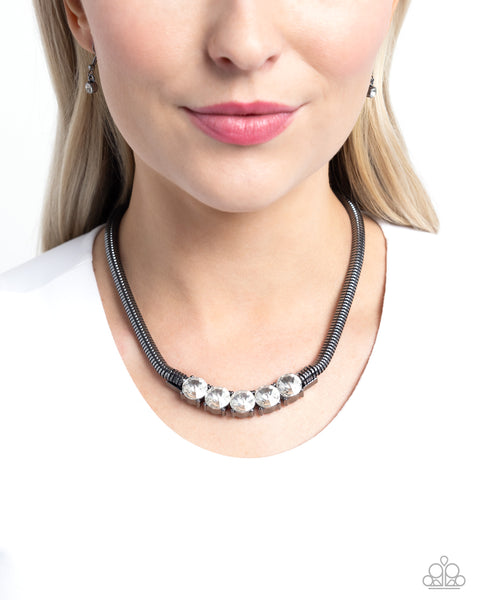 Musings Makeover - Black Gunmetal Necklace