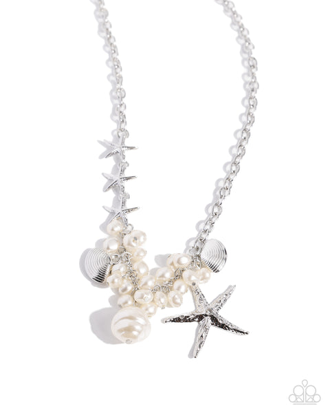 Cabo Coast - White Necklace Starfish