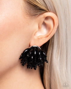 Sunset Shower - Black Earrings