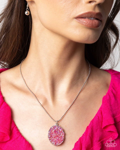 Complete Look Pink Necklace/Earrings