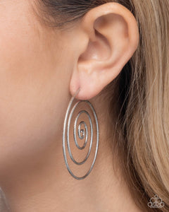 Seize the Spiral - Silver Earrings
