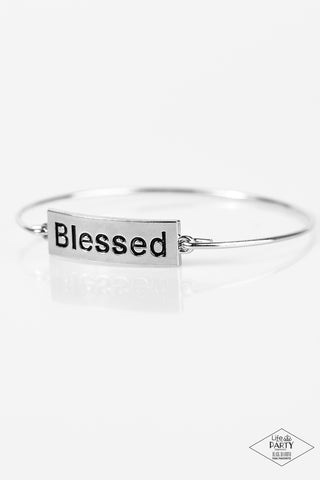 Blessed silver bracelet