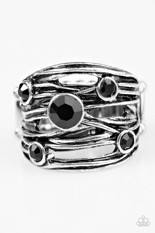 Sparkle Struck - Black ring