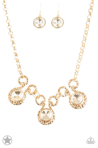 Hypnotized - Gold Necklace BlockBuster