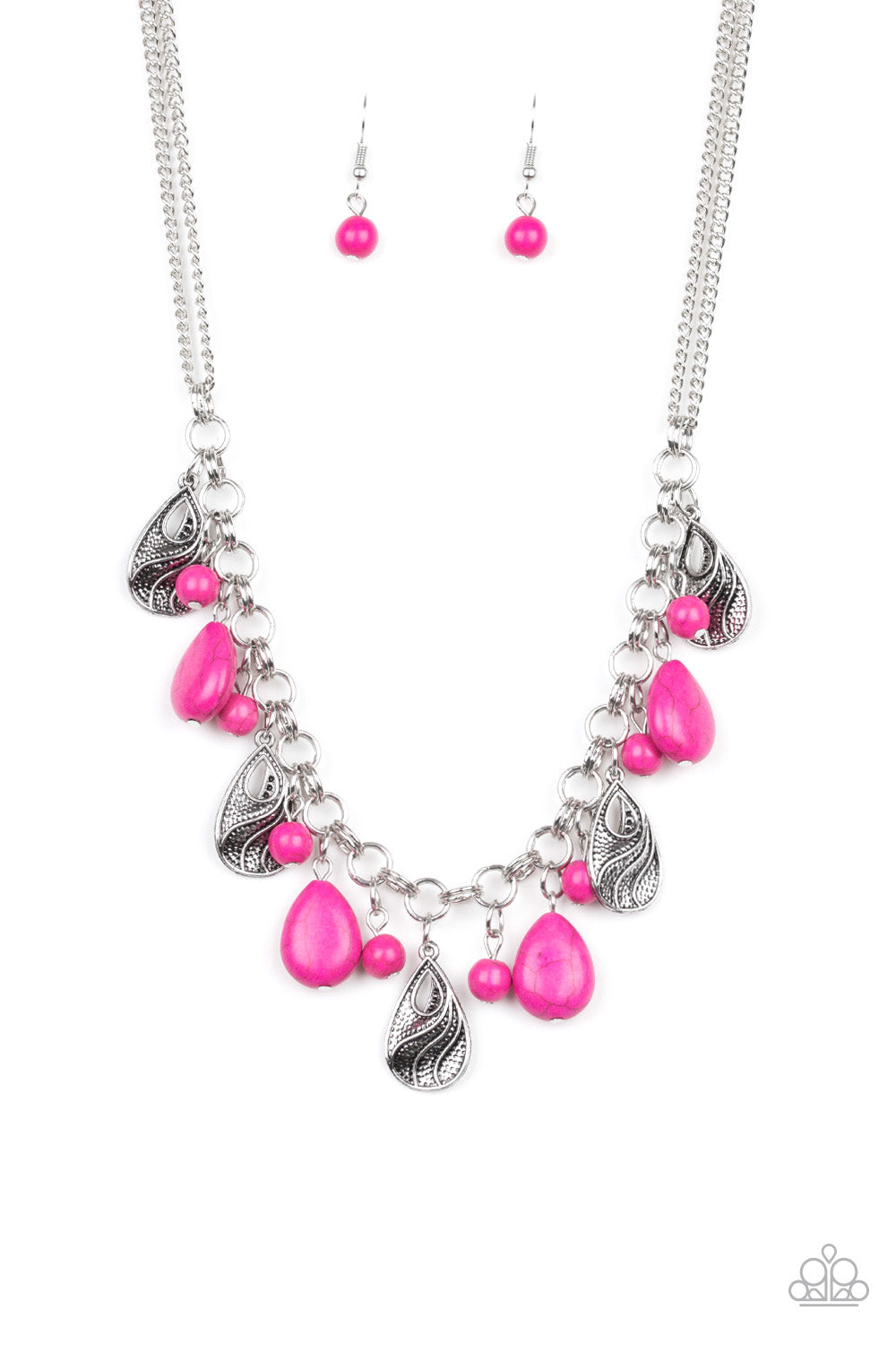 Terra Tranquility - Pink necklace