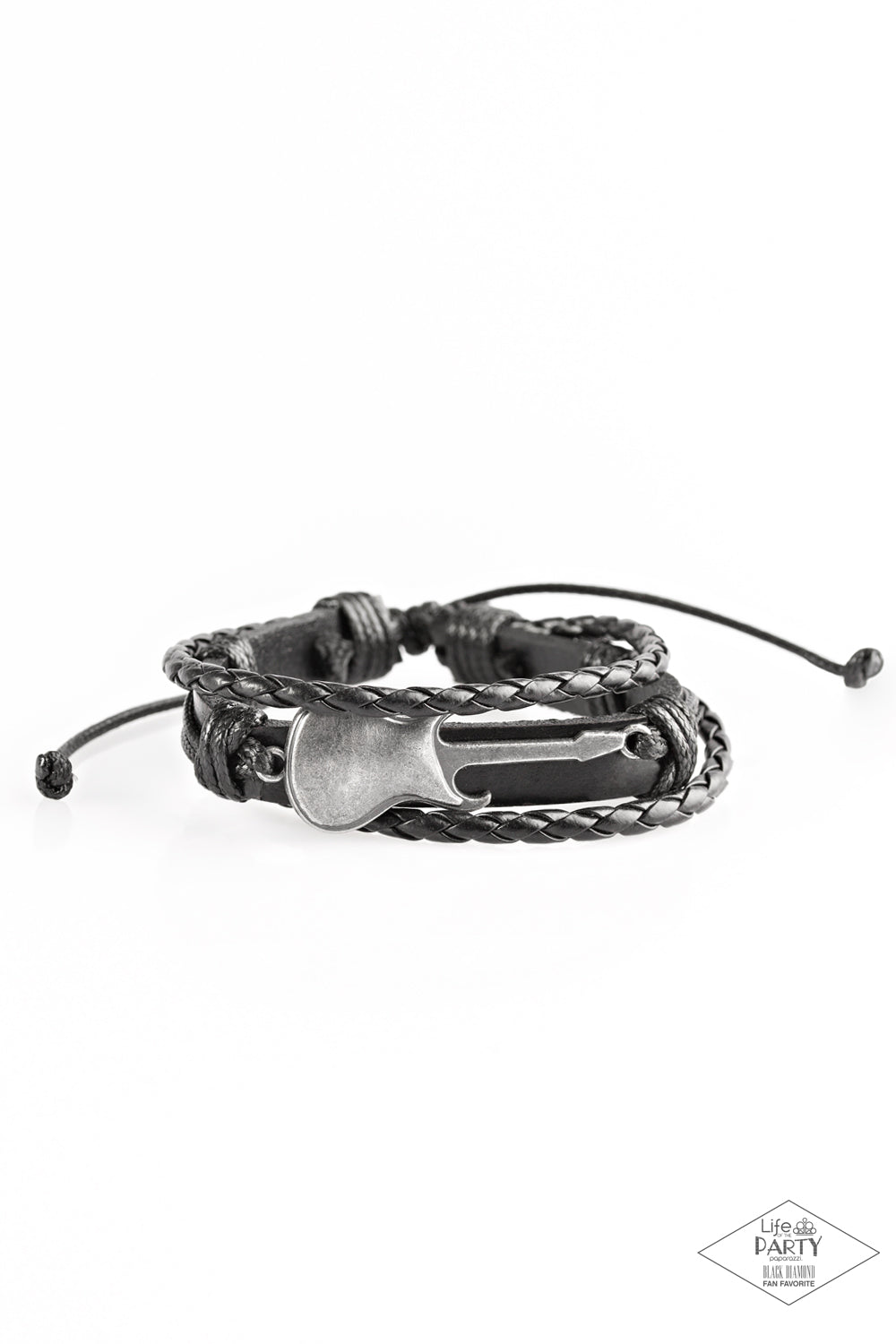 Lead Guitar - Black Urban Bracelet