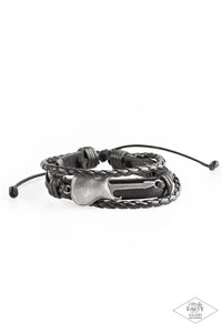 Lead Guitar - Black Urban Bracelet