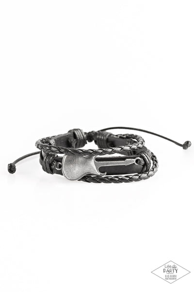 Lead Guitar - Black Urban Bracelet