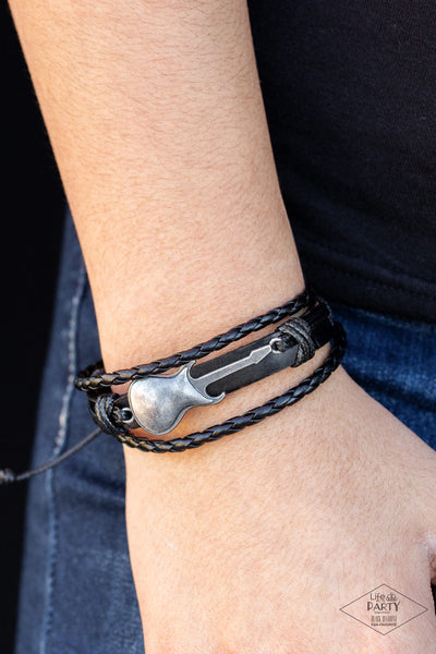 Lead Guitar - Black Urban Bracelet