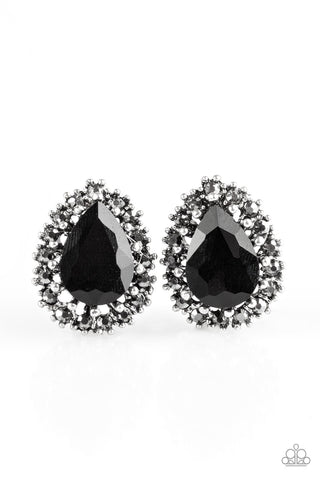 Quintessentially Queen - Black Post earrings