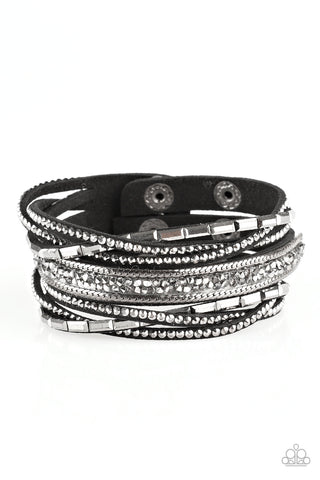 Punk Prowess - Black urban bracelet