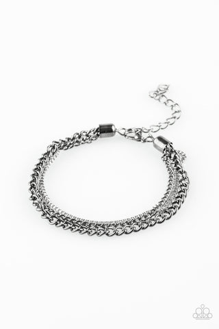 Industrial Icon - Black gunmetal bbracelet