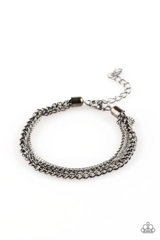 Industrial Icon - Black Gunmetal Bracelet