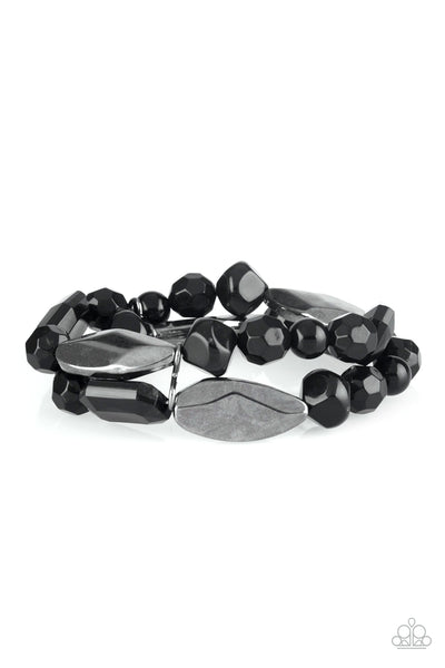 Rockin Rock Candy - Black gunmetal bracelet