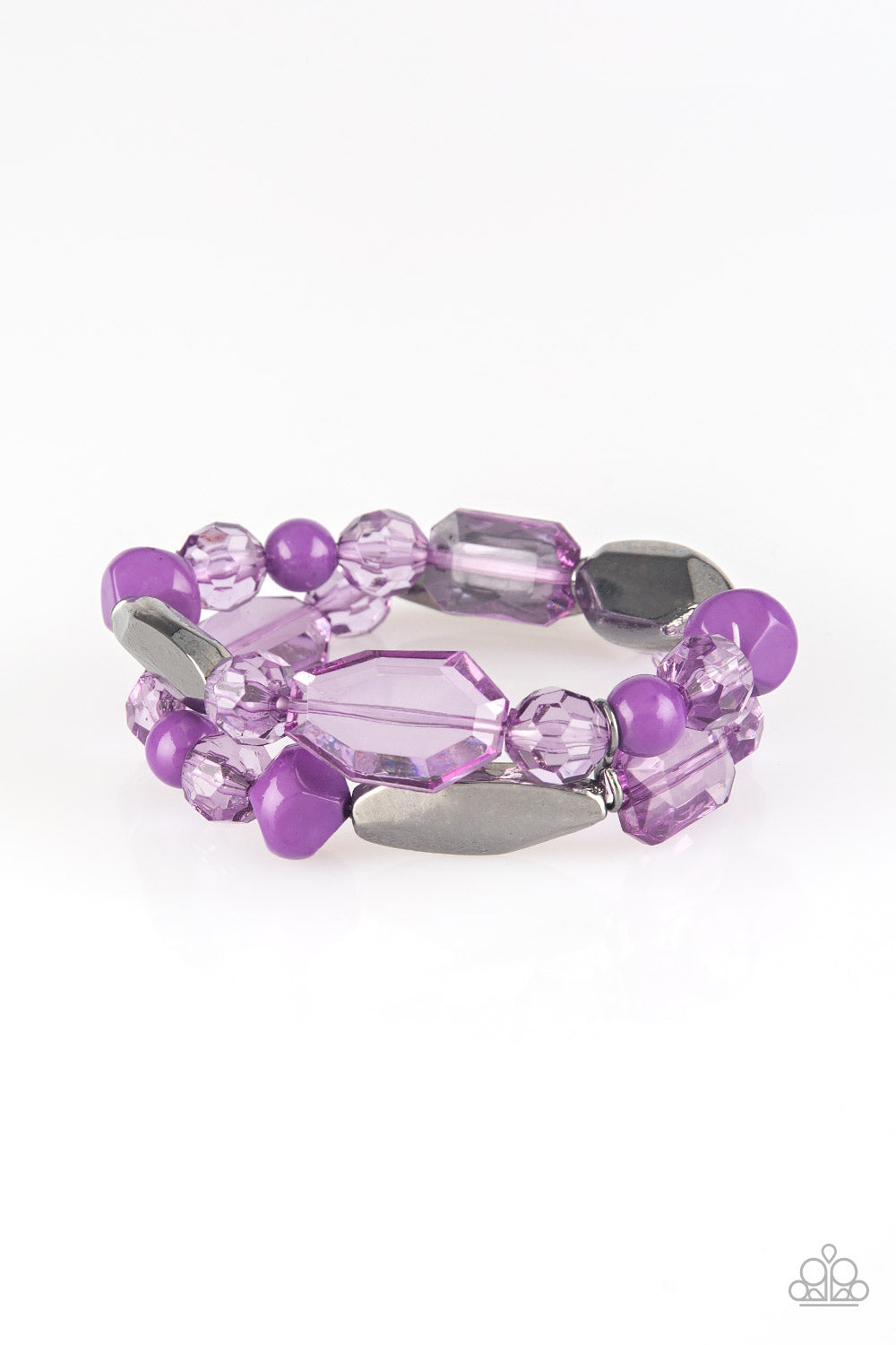 Rockin Rock Candy - Purple bracelet