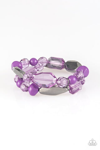 Rockin Rock Candy - Purple bracelet