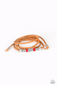 Clear A Path - Red urban bracelet