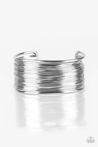 Wire Warrior - Silver bracelet