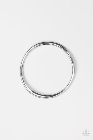 Awesomely Asymmetrical - Silver bracelet