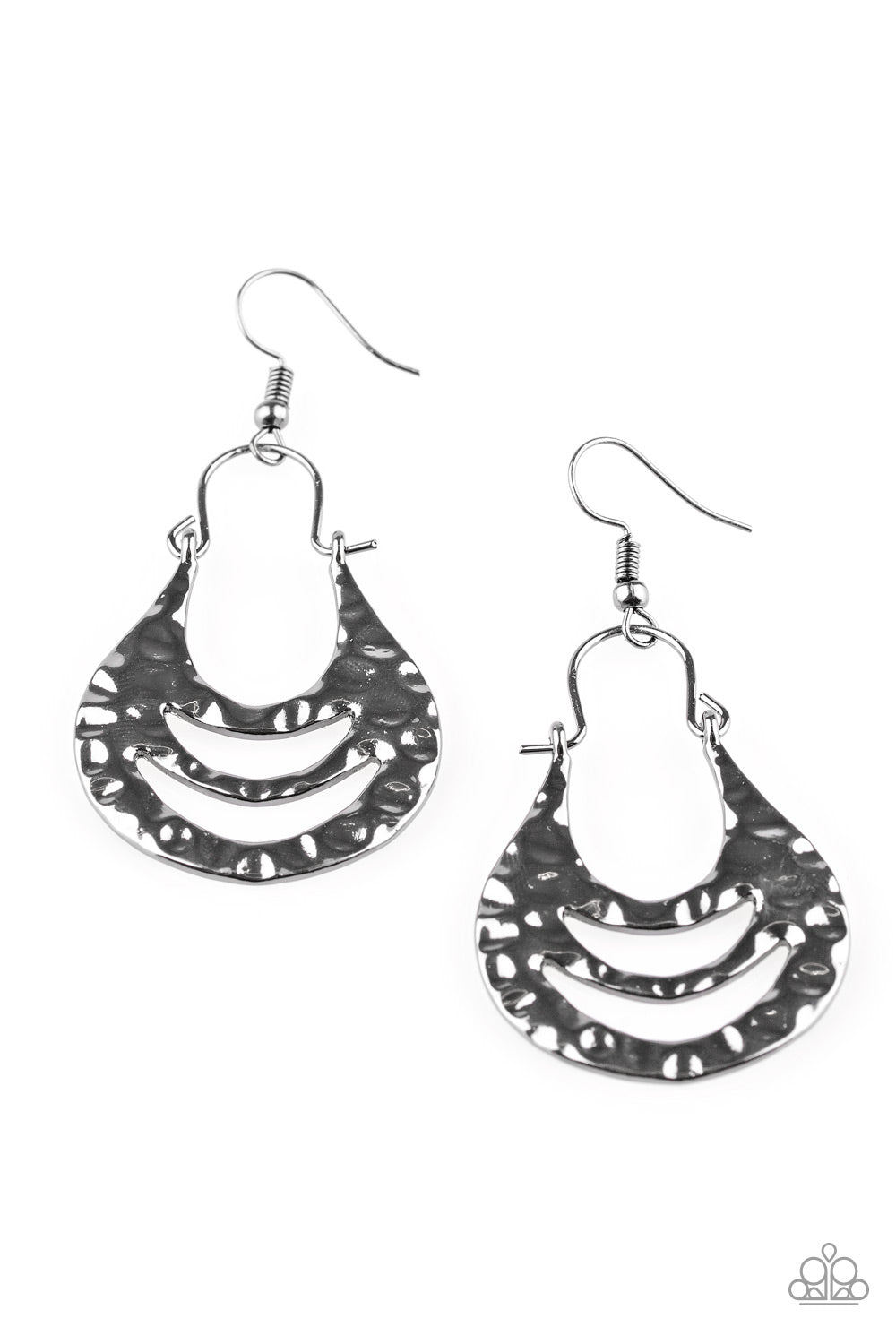 Hang ZEN! - Black gunmetal earrings