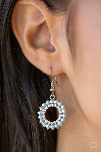 A Proper Lady - Blue Earrings