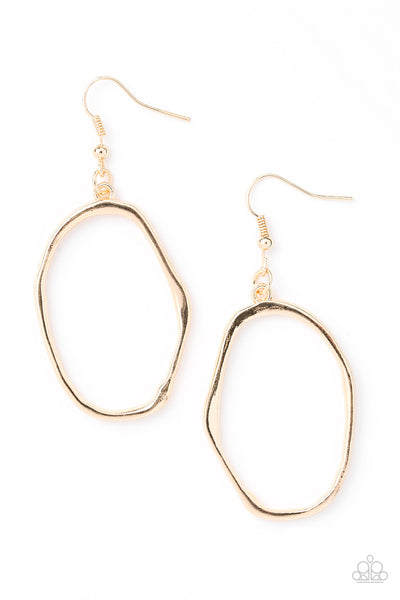 Eco Chic - Gold earrings