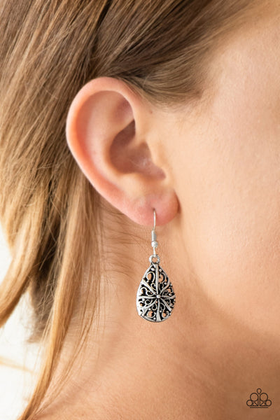 Western Wisteria - Silver earrings