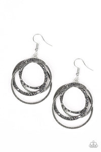 Elegantly Entangled - Silver earrings