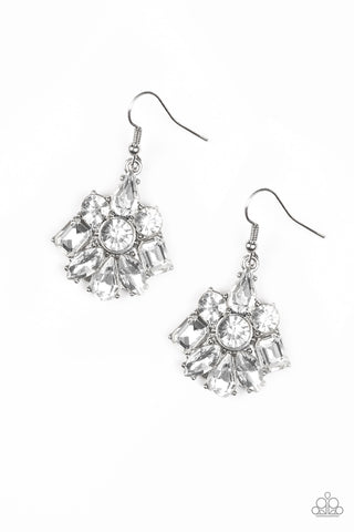 Fiercely Famous - White earring