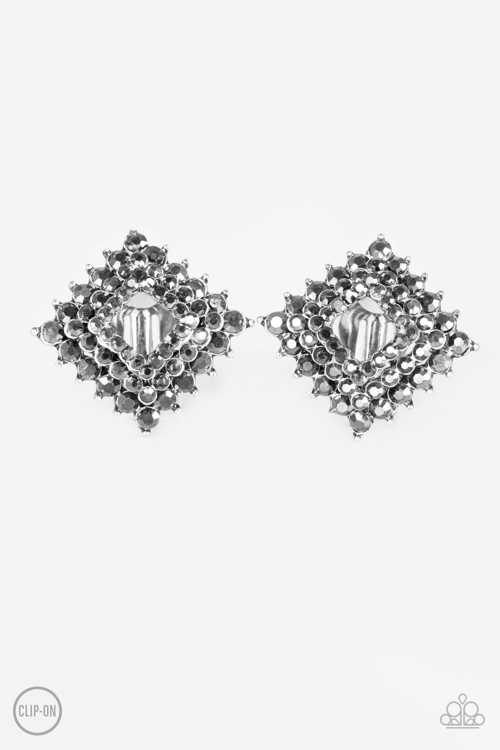 Kensington Keepsake - Silver Clip-On earrings