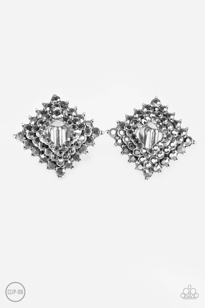 Kensington Keepsake - Silver Clip-On earrings