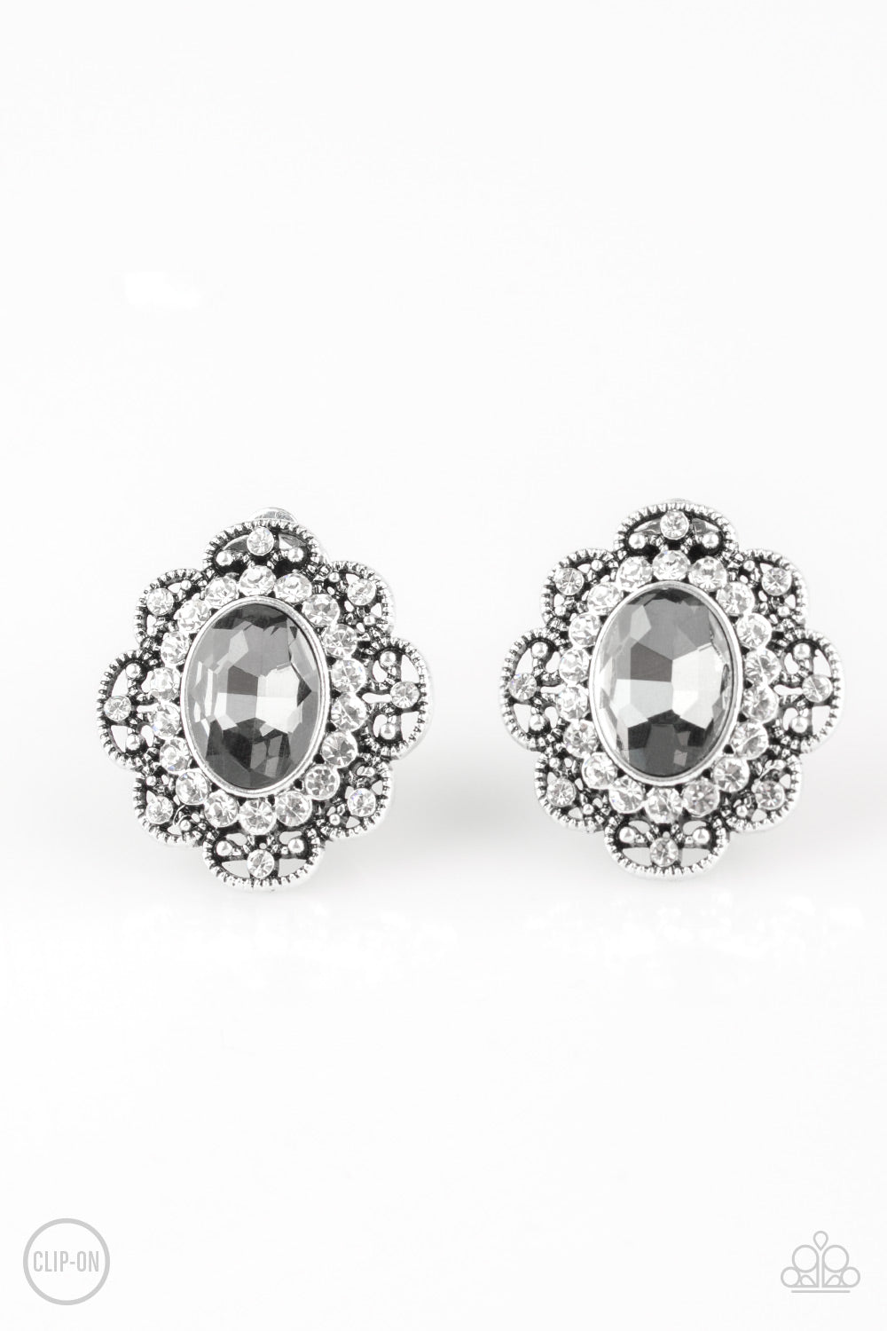 Dine and Dapper - Silver earrings clip-ons