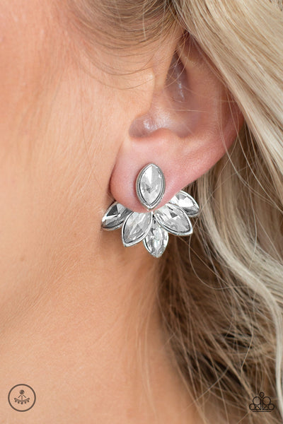 Fanciest Of Them All - White earrings