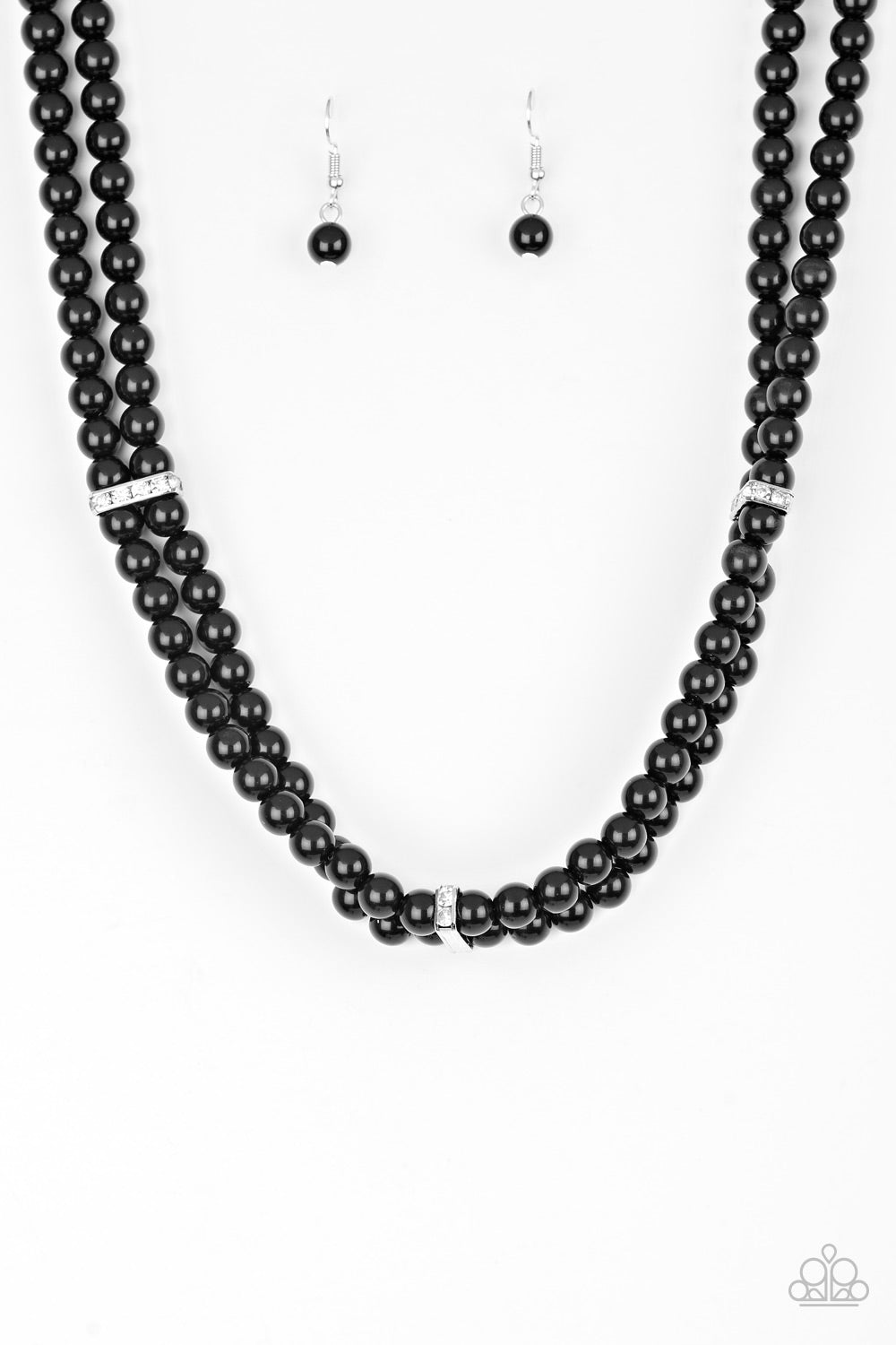 Put On Your Party Dress - Black necklace