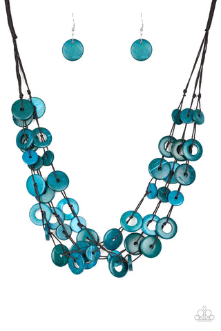 Wonderfully Walla Walla - Blue necklace